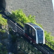 funicular railway, rail, fortress